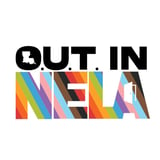 OUT in NELA logo