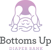 Bottoms Up Diaper Bank logo