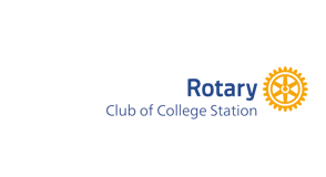 College Station Rotary Club logo