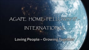 Agape Home Fellowship - International logo