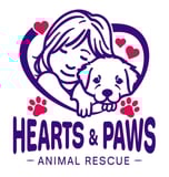 Hearts and Paws Animal Rescue logo