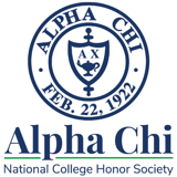 Alpha Chi National College Honor Society logo