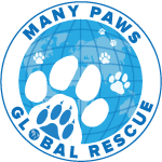Many Paws Global Rescue Inc logo