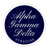 Alpha Gamma Delta Fraternity, Syracuse University logo