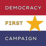 Democracy First Campaign logo