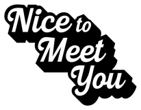 NICE TO MEET YOU COMMUNITY logo