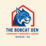 The Bobcat Den Community Resource Center logo