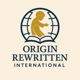 Origin Rewritten International logo