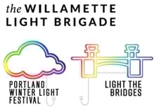 Portland Winter Light Festival, a Willamette Light Brigade event logo
