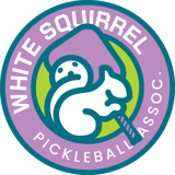 White Squirrel Pickleball Association logo