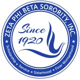 Zeta Phi Beta Sorority Incorporated Upsilon Omega Zeta Chapter logo