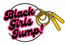 Black girls jump logo