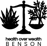 Health Over Wealth Benson logo