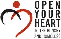Open Your Heart to the Hungry and Homeless logo