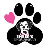 Ember's Paws of Hope logo