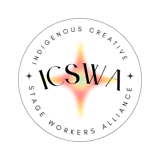 Indigenous Creative Stage Workers Alliance logo