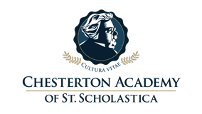 Chesterton Academy of St. Scholastica logo