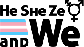 He She Ze and We logo