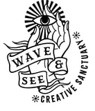 Wave & See Creative Sanctuary logo