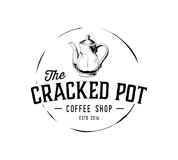 The Cracked Pot Coffee Shop logo