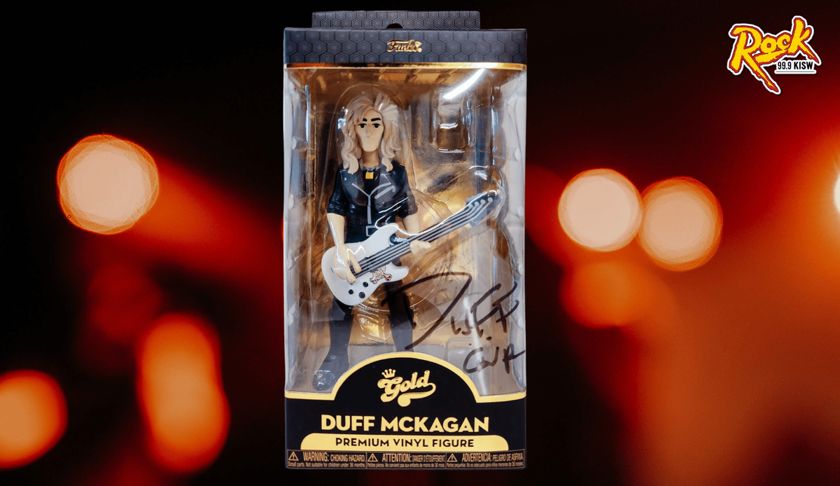 2 Autographed Duff McKagan Autographed Funko POP! Figurines