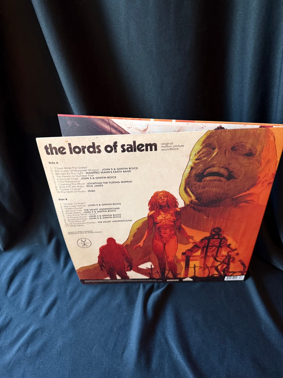 Rob Zombie Lords of Salem Soundtrack Album SIgned by Rob & Sheri