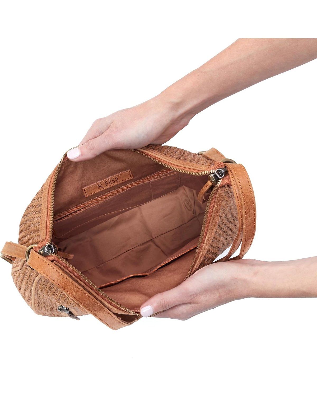 HOBO Merrin Convertible Backpack: Sandstorm Pebbled Leather  HOBO Merrin Convertible Backpack in Chestnut main image 1