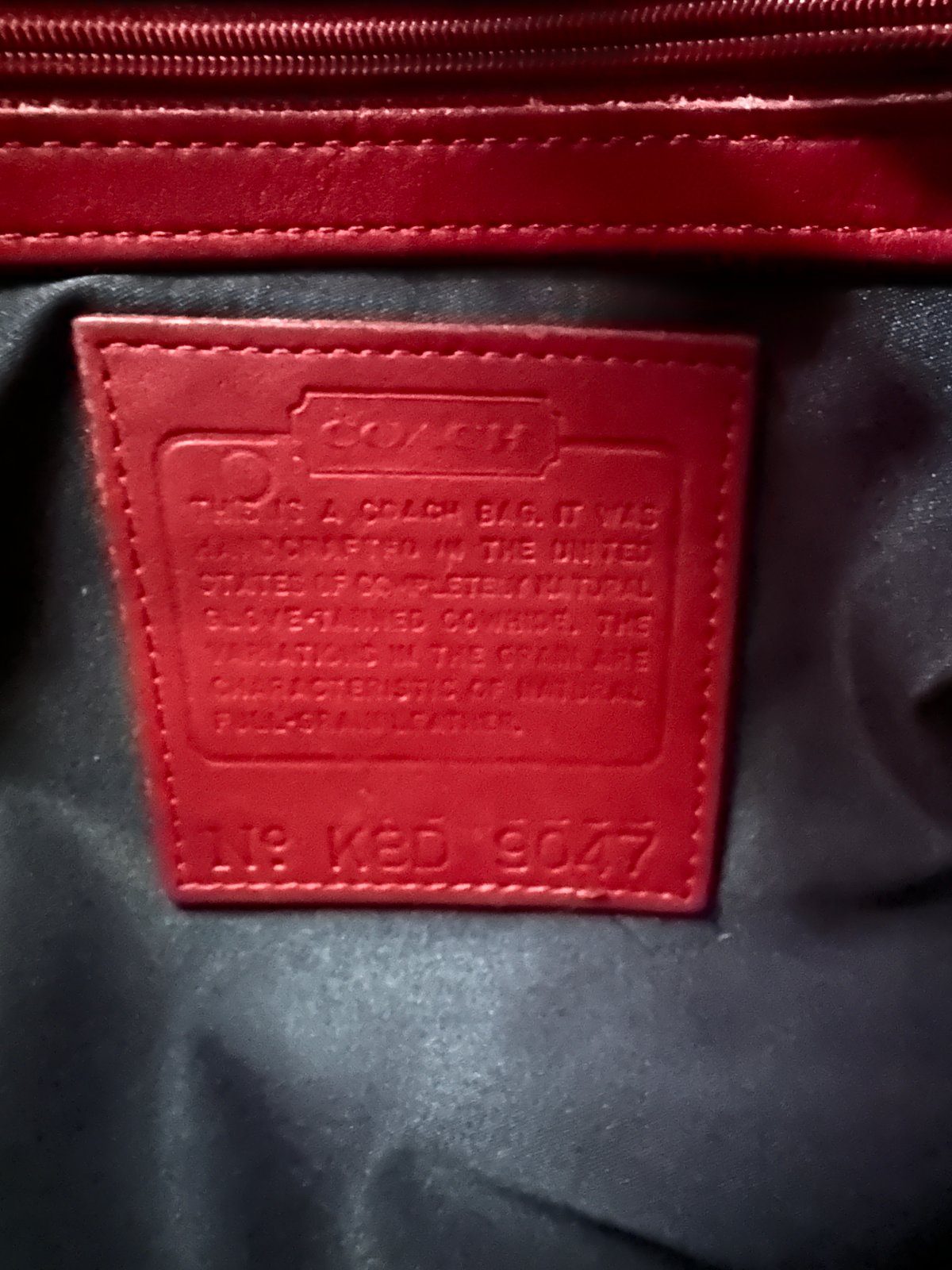 Vintage Coach Ergo 9033 Red – Auction – PURSEchase Power Auction