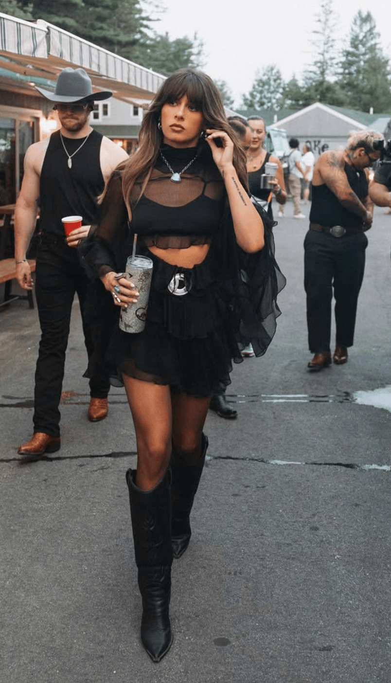 ella langley black dress Ella Langley Black Dress