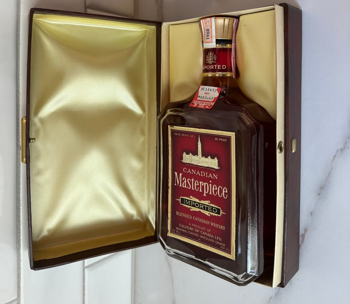 1968 Canadian Masterpiece Whiskey – Auction – First Responders