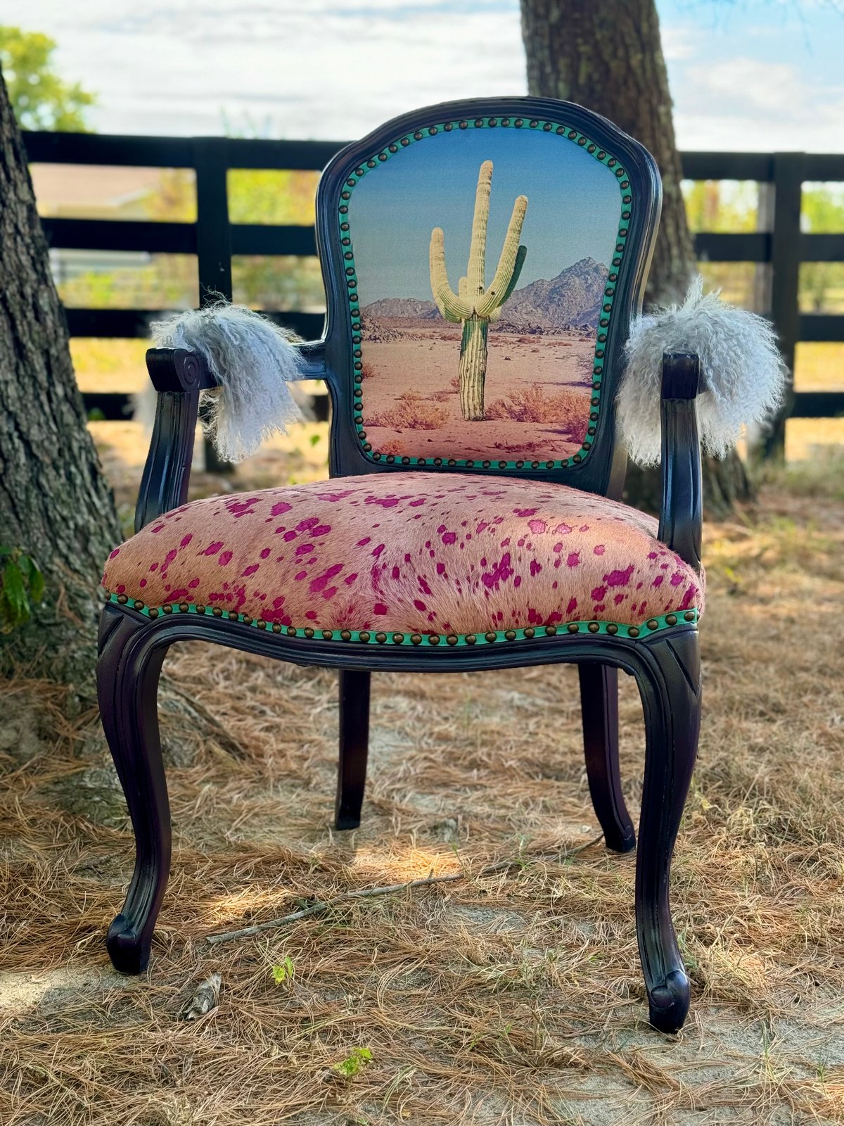 Cactus Chair  Auction  Marne Loosenort Benefit Silent Auction