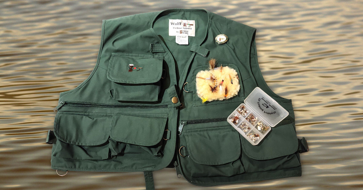 Joan Wulff Fishing Vest and Flies – Auction – AMFF 2025 Heritage 