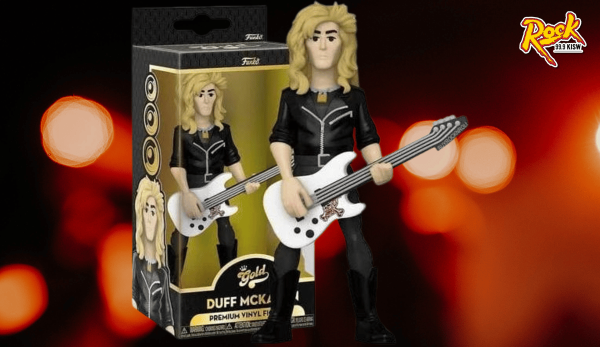 2 Autographed Duff McKagan Autographed Funko POP! Figurines
