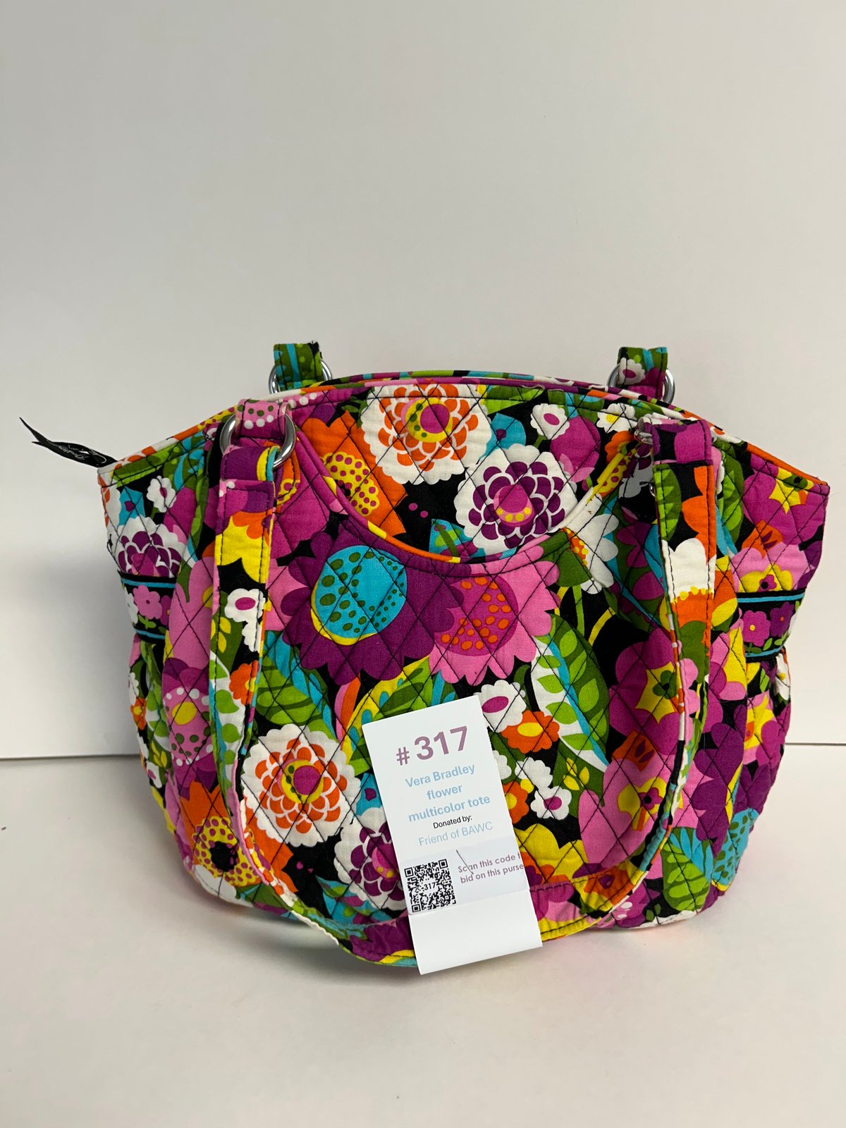 Vera Bradley Multicolor Floral Bag Vera Bradley multicolor floral tote | Mercari main image 2