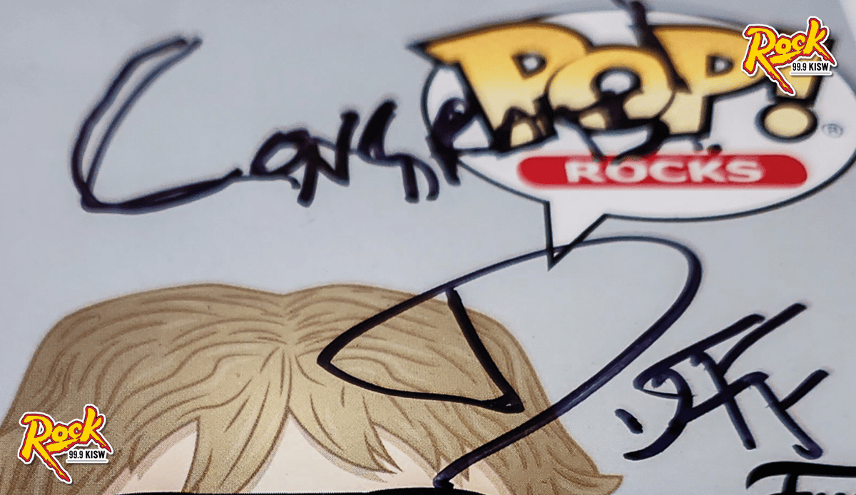2 Autographed Duff McKagan Autographed Funko POP! Figurines