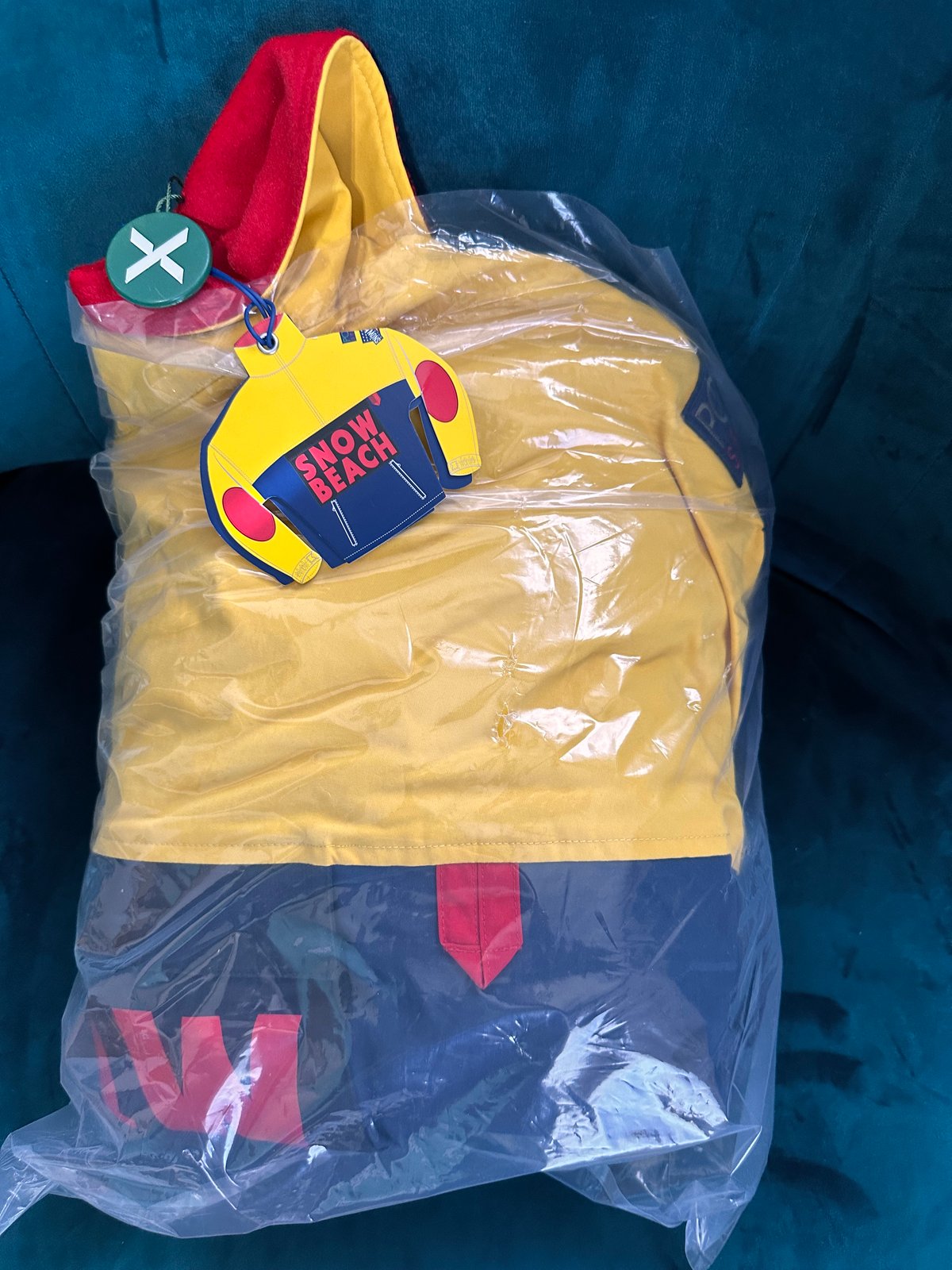Polo Ralph Lauren Snow Beach Pullover Deep Water/Chrome Yellow 