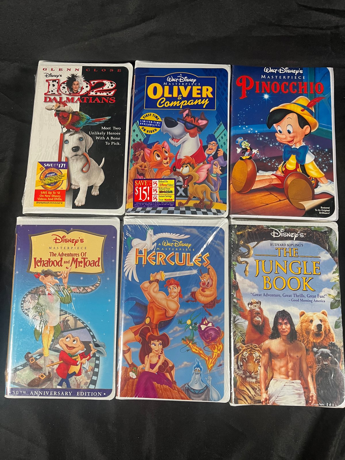 Disney VHS hotsell tape bundle of more than FIFTY titles