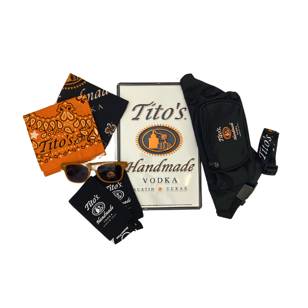 Tito's Branded Hopper M20 Backpack Soft-Sided Cooler + Swag