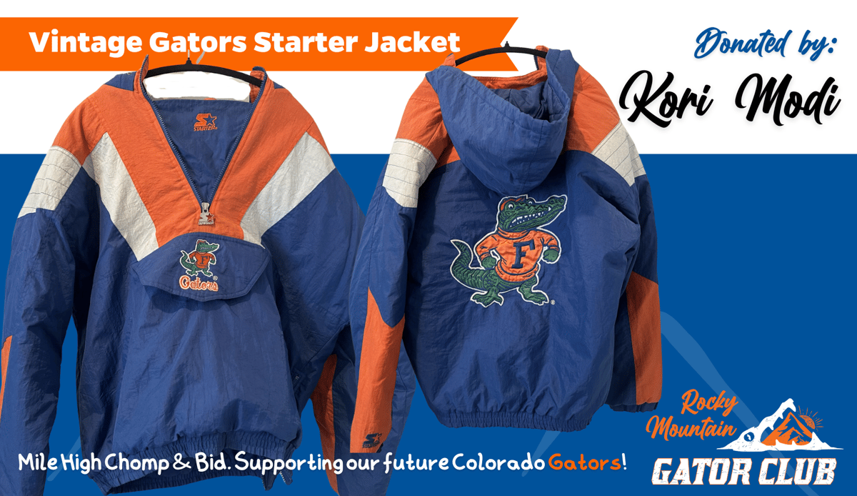 Vintage STARTER Florida good Gators pull over