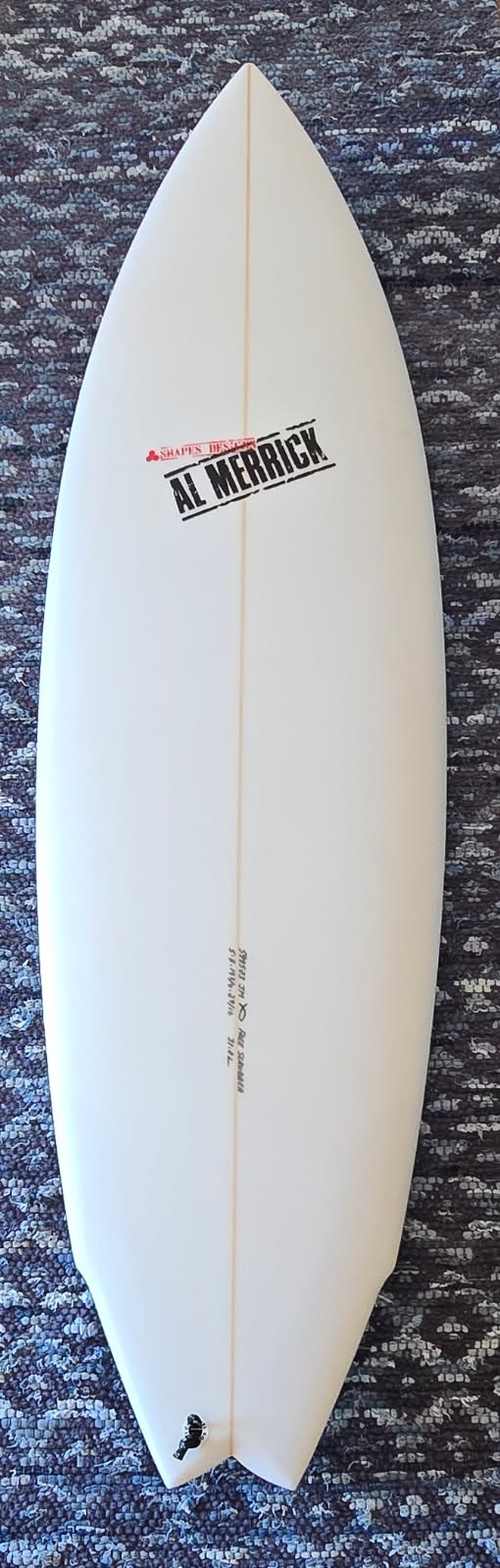 116 Signed Surf Board autographed by Shaun Tomson World Champion