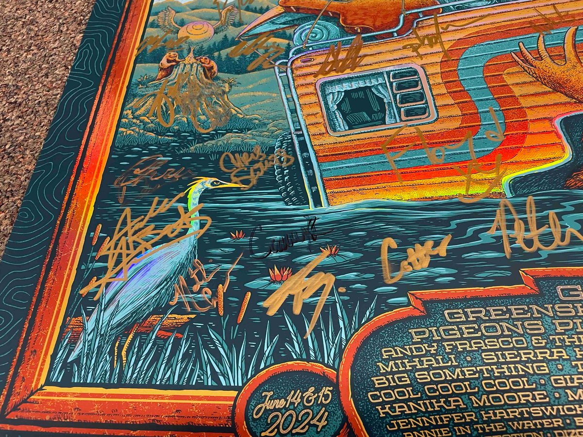 Northlands 2024 Foil Poster Signed by Artists – Auction