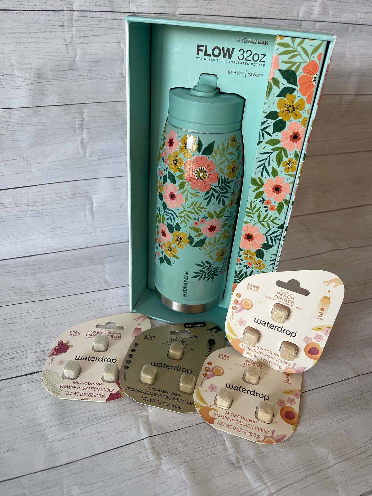 Flower Hydrapeak Water Bottle & Droppers – Auction – LFR