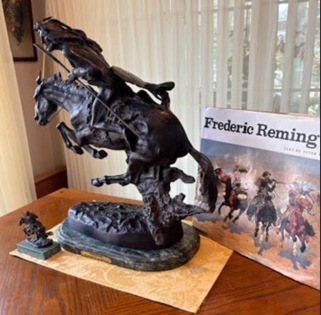 19 - Fredric Remington Sculpture – Auction – Rotary Club of South