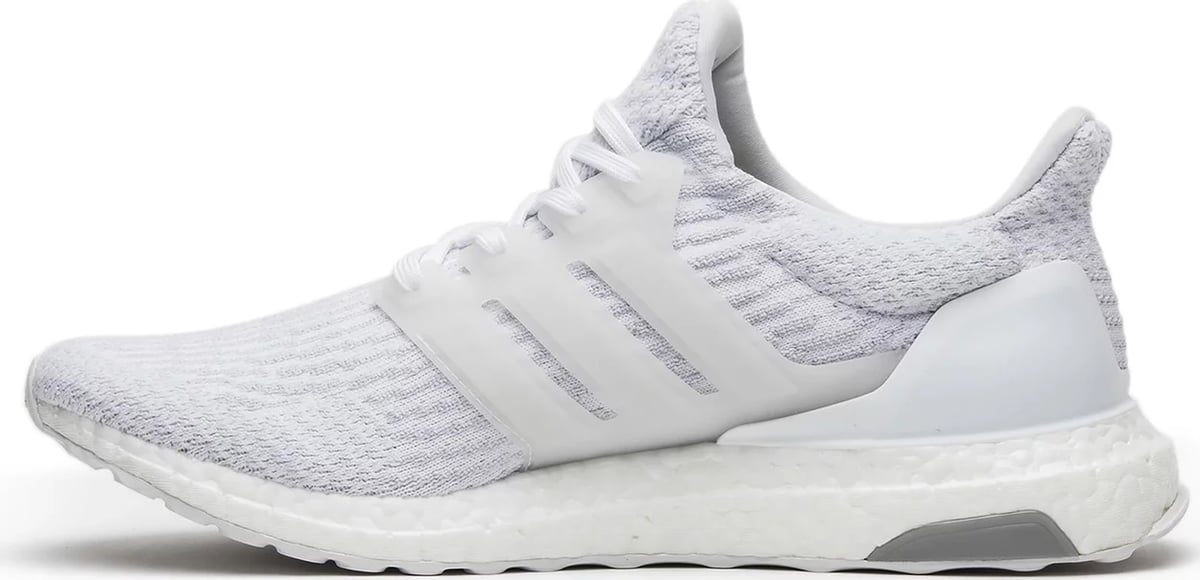 adidas gazelle silver green womens Adidas Ultraboost 1.0 "Triple White"  Beater Sneaker