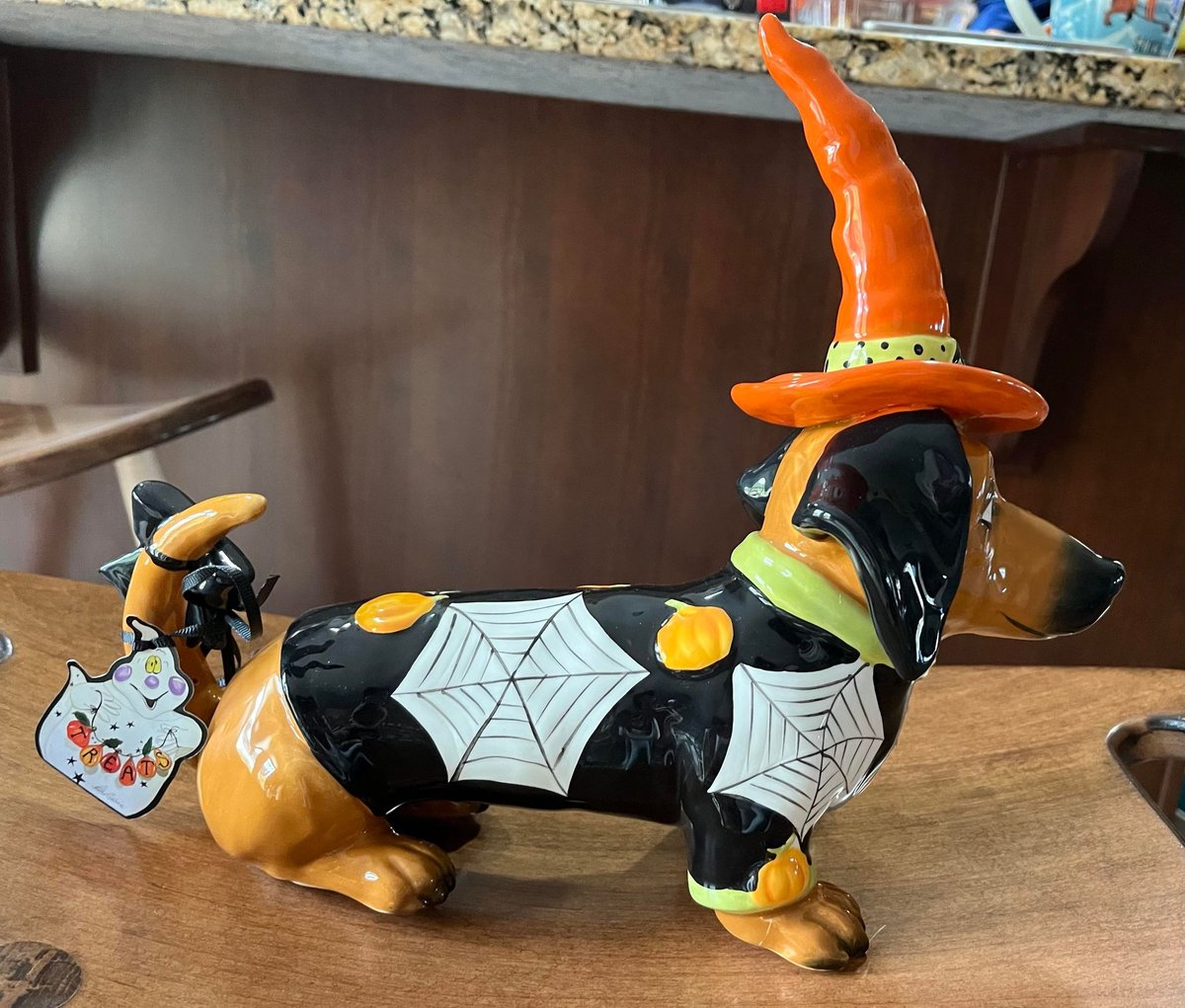 Blue Sky Clayworks Halloween popular Trick or Treat Witch Dachshund Doxie