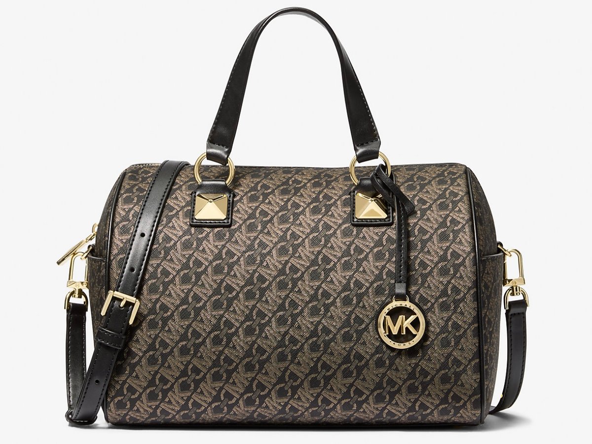 Michael Kors Monogram shops Satchel