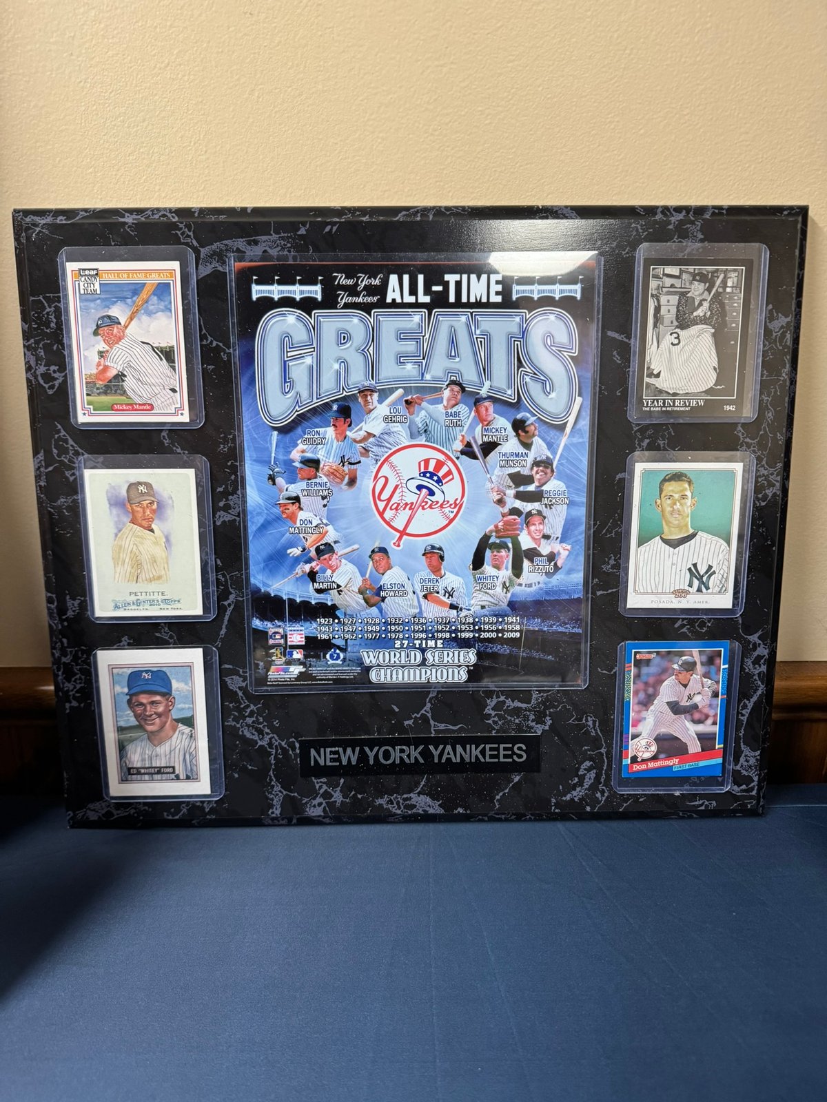 Framed newest New York Yankees All Time Greats