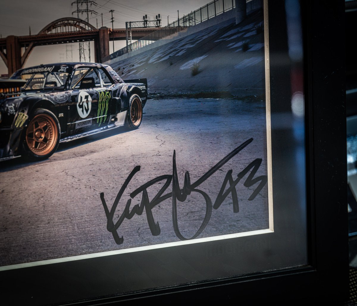 Signed Ken Block Gymkhana SEVEN Prints – Hoonicorn LA River (set